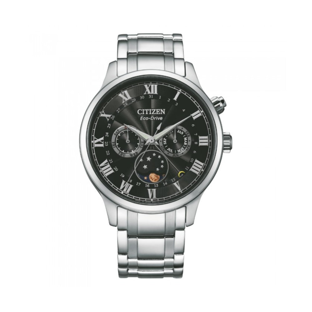 [MEN] Citizen Eco-Drive Moon Phase Stainless Steel Watch [AP1050-81E]