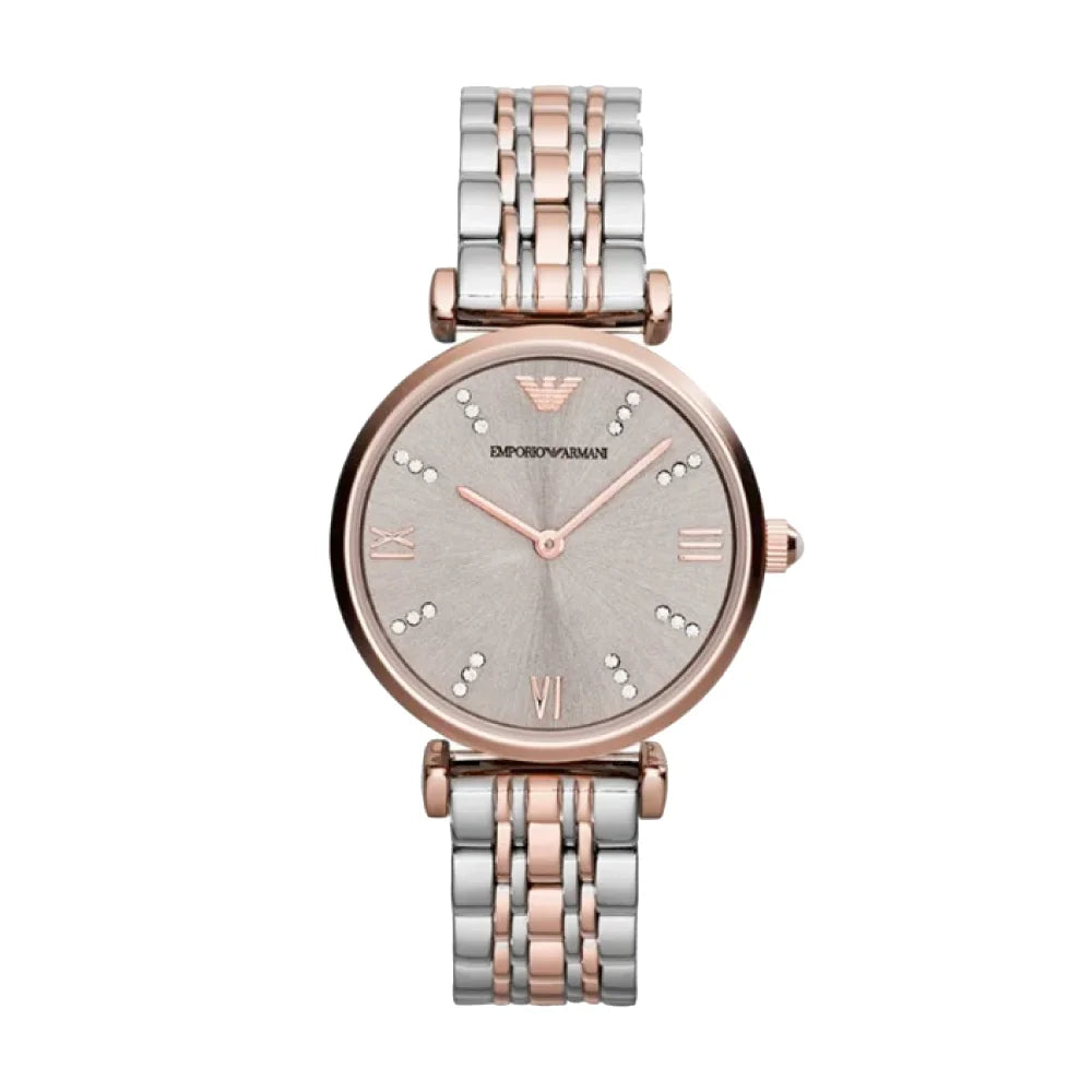 [WOMEN] Emporio Armani Two-Hand Two-Tone Stainless Steel Watch[AR1840]