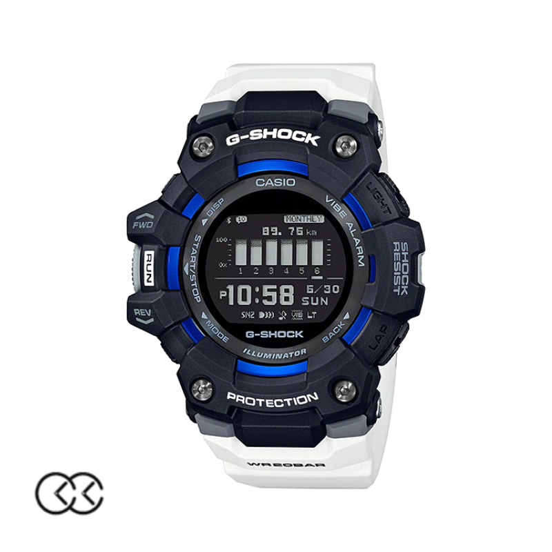 未使用 CASIO G-SHOCK G-SQUAD 腕時計 デジタル ブルー約11ヵ月