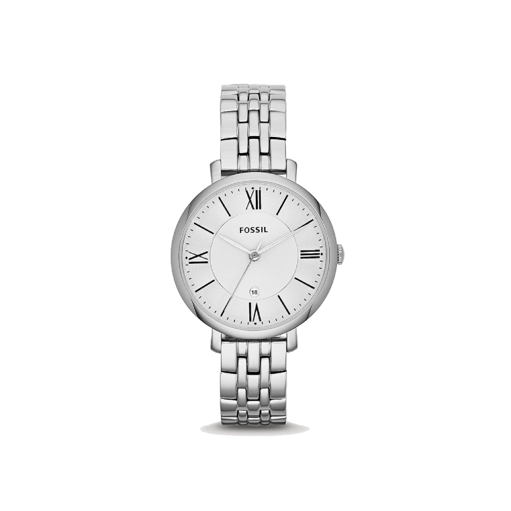 [WOMEN] Fossil Jacqueline Three-Hand Date Stainless Steel Watch [ES3433]