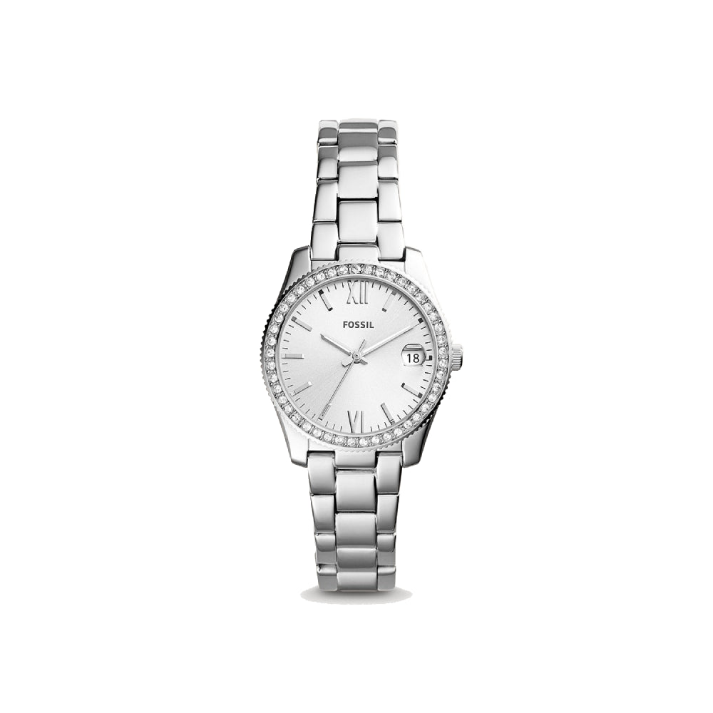 [WOMEN] Fossil Scarlette Mini Three-Hand Date Stainless Steel Watch [ES4317]