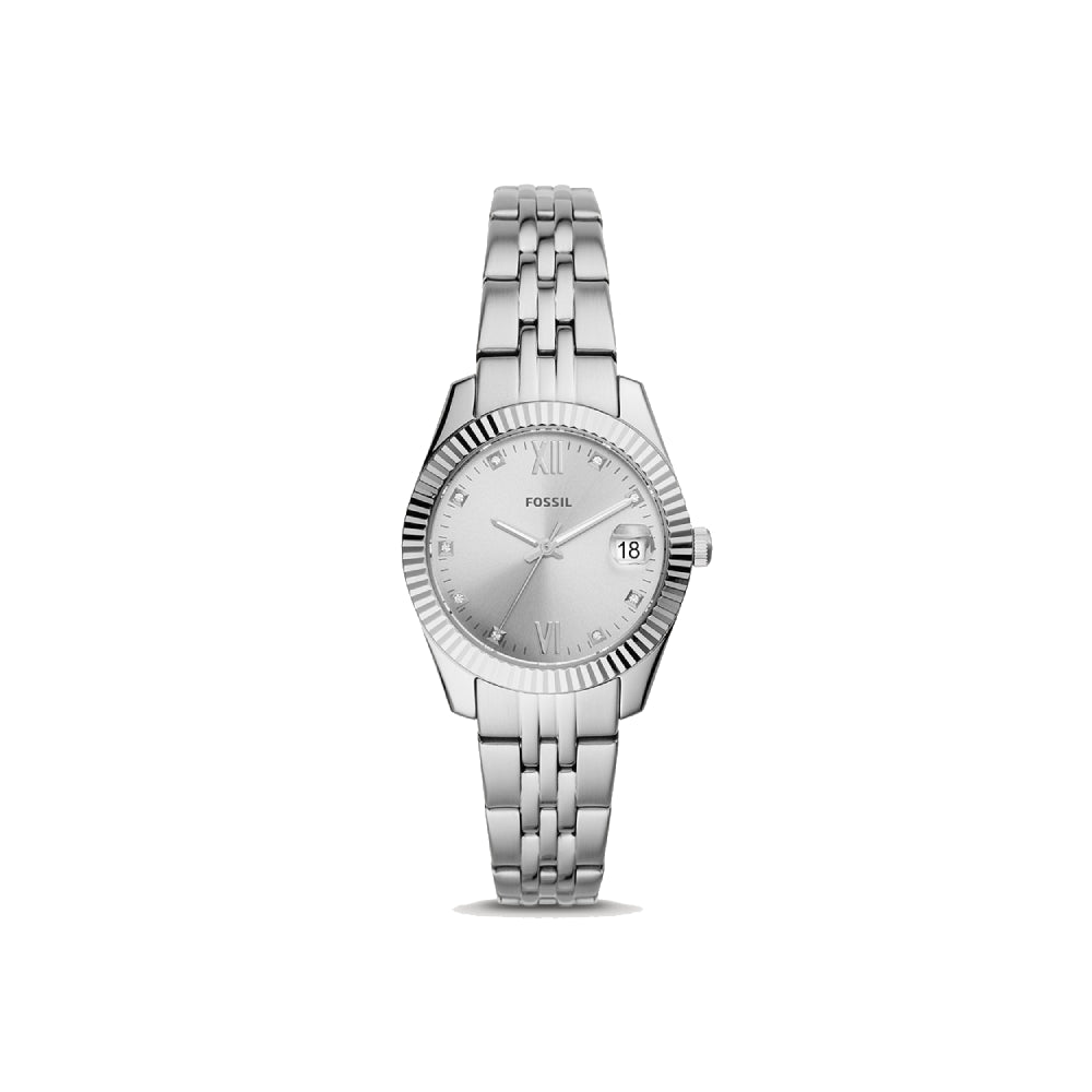 [WOMEN] Fossil Scarlette Mini Three-Hand Date Stainless Steel Watch [ES4897]