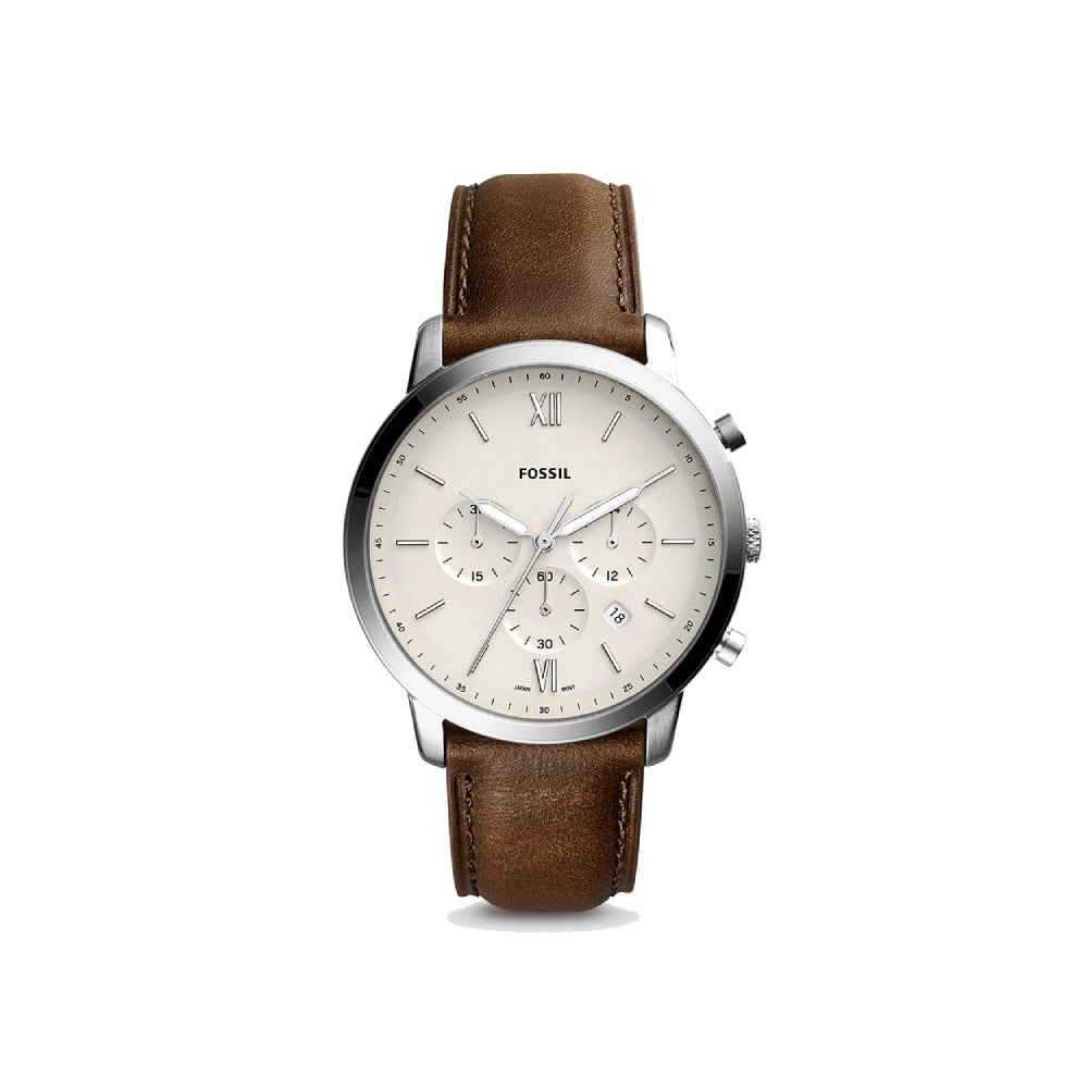 [MEN] Fossil Neutra Chronograph Brown Leather Watch [FS5380]