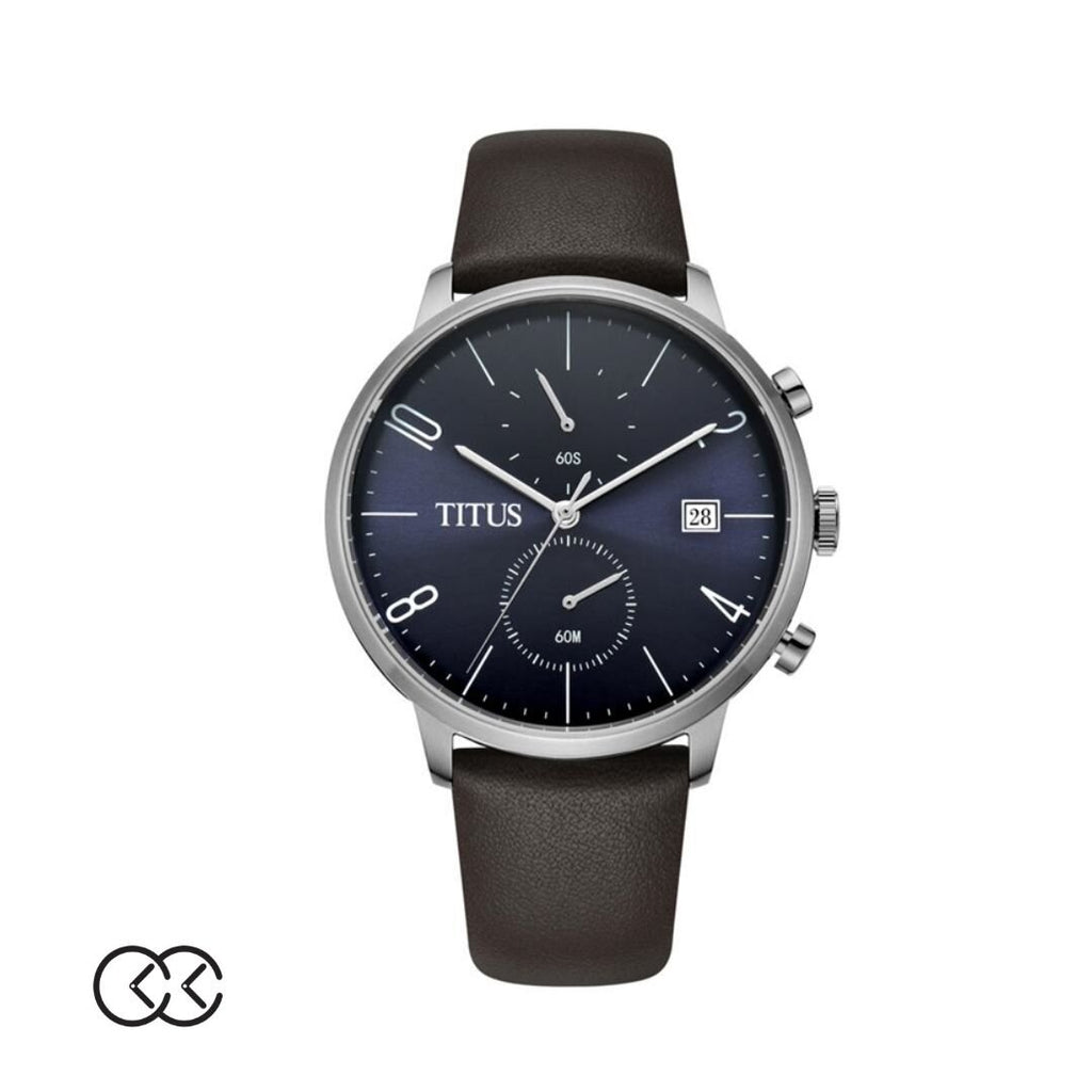 [UNISEX] Solvil et Titus Interlude Multi-Function Quartz Leather Watch [W06-03106-005]