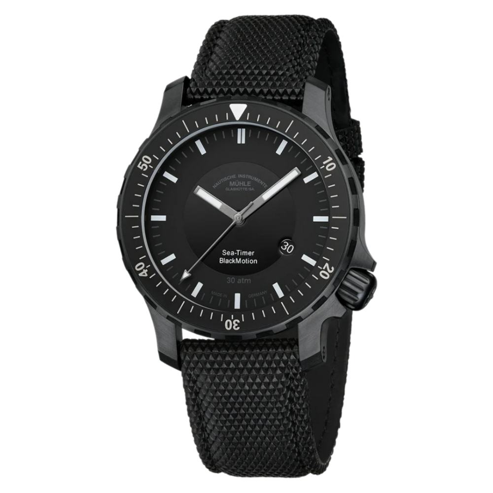 [MEN] Mühle Glashütte Sea-Timer BlackMotion [M1-41-83-CB]