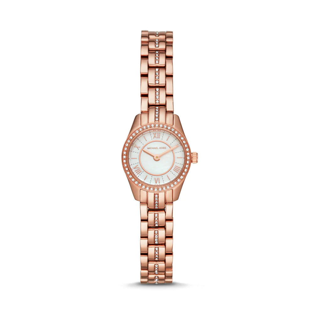 [WOMEN] Michael Kors Lauryn Two-Hand Rose Gold-Tone Stainless Steel Watch [MK4485]