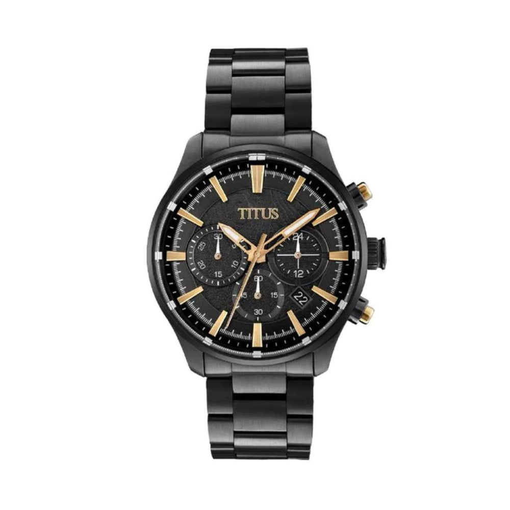 [MEN] Solvil et Titus Saber Chronograph Quartz Stainless Steel Watch [W06-03287-005]