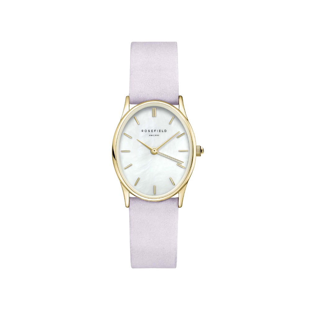 [WOMEN] Rosefield The Oval Pearl Gold Lilac [OWLLG-OV04]