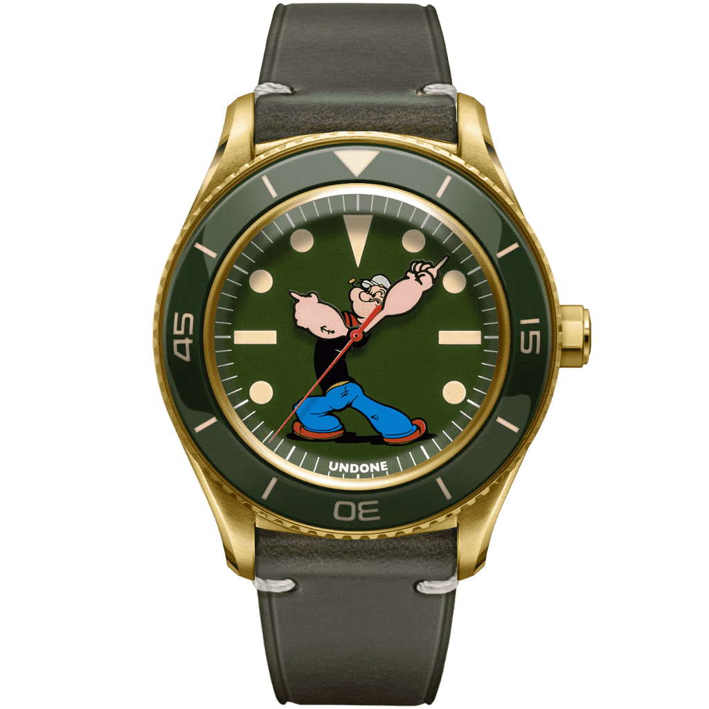 UNDONE Popeye The Sailorman Automatic Green - [COL-POP-SLM-GRN]