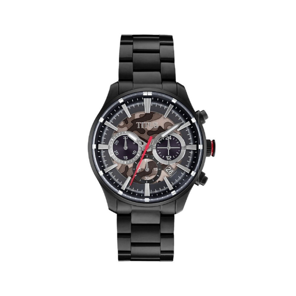 [MEN] Solvil et Titus Saber Chronograph Quartz Stainless Steel Watch [W06-03082-031]