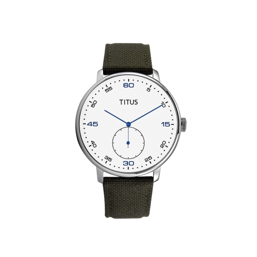 [UNISEX] Solvil et Titus Nordic Tale 2 Hands Small Second Quartz Leather Watch [W06-03110-001]