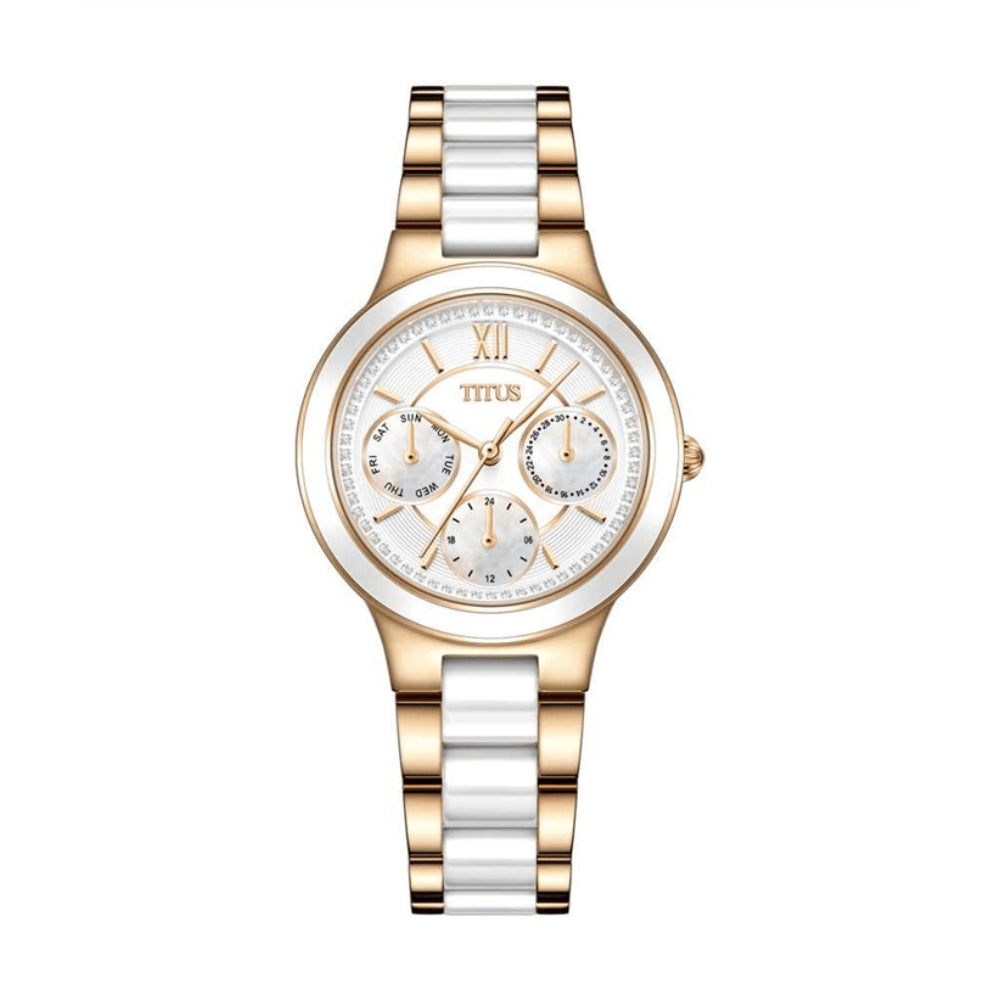 [WOMEN] Solvil et Titus Fashionista Multi-Function Quartz Stainless Steel Watch [W06-03176-002]
