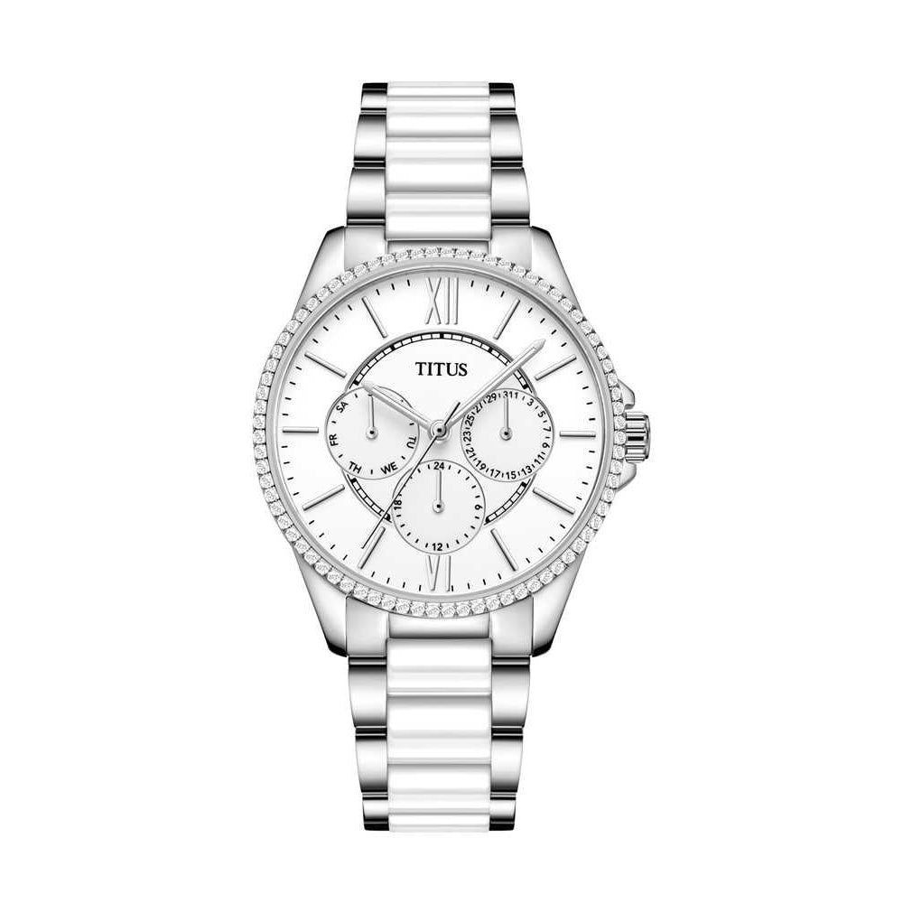 [WOMEN] Solvil et Titus Fashionista Multi-Function Quartz Stainless Steel Watch [W06-03177-001]