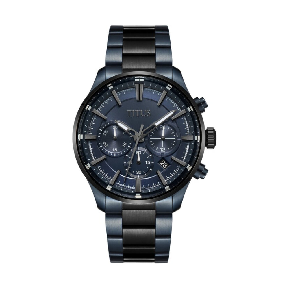 [MEN] Solvil et Titus Saber Chronograph Quartz Stainless Steel Watch [W06-03204-006]
