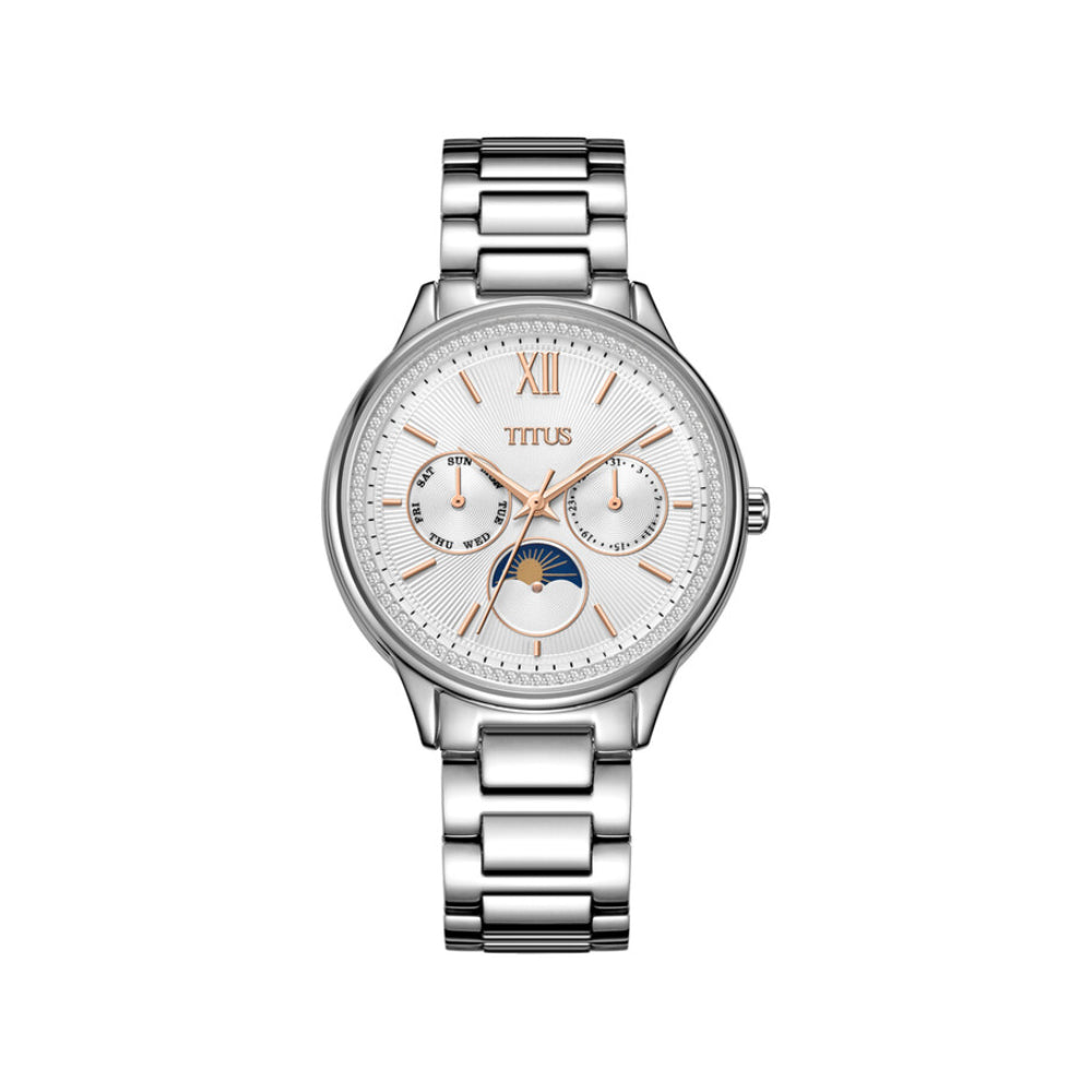 [WOMEN] Solvil et Titus Fashionista Multi-Function Stainless Steel Watch [W06-03208-001]