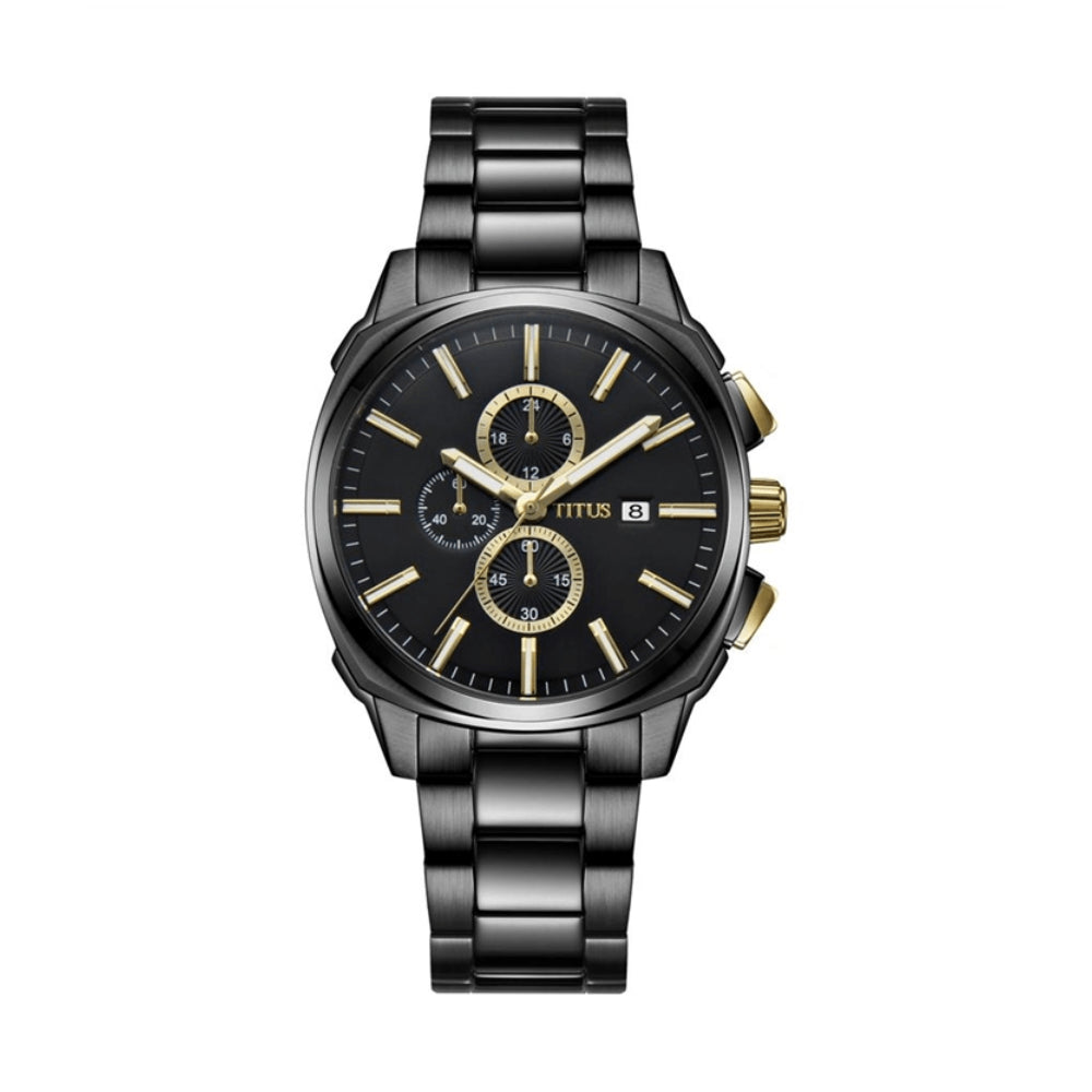 [MEN] Solvil et Titus Moderninst Chronograph Quartz Stainless Steel Watch [W06-03214-008]