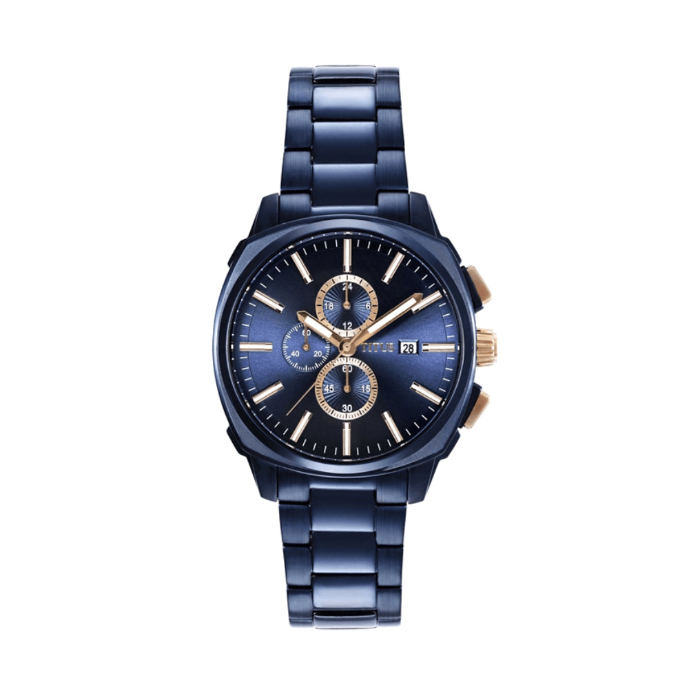 [MEN] Solvil et Titus Moderninst Chronograph Quartz Stainless Steel Watch [W06-03214-009]