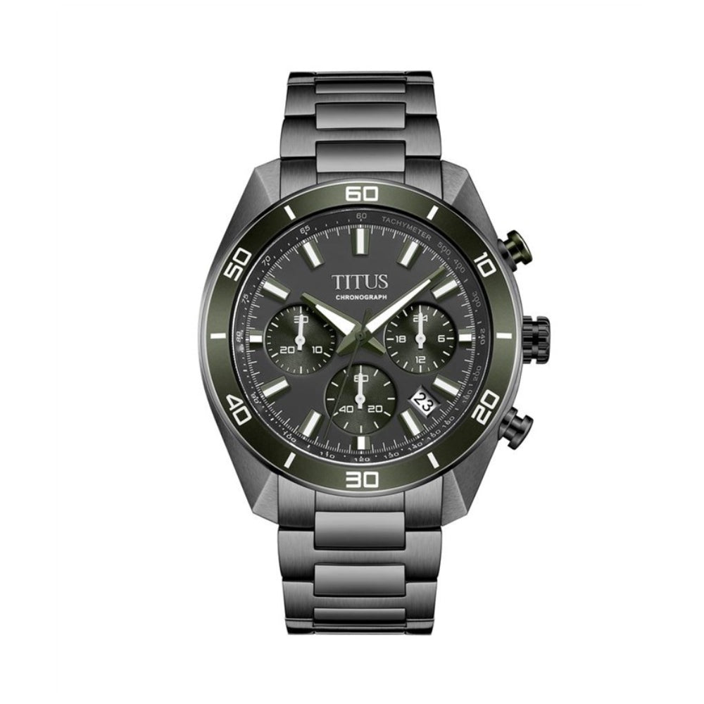 [MEN] Solvil et Titus Modernist Chronograph Quartz Stainless Steel Watch [W06-03265-005]