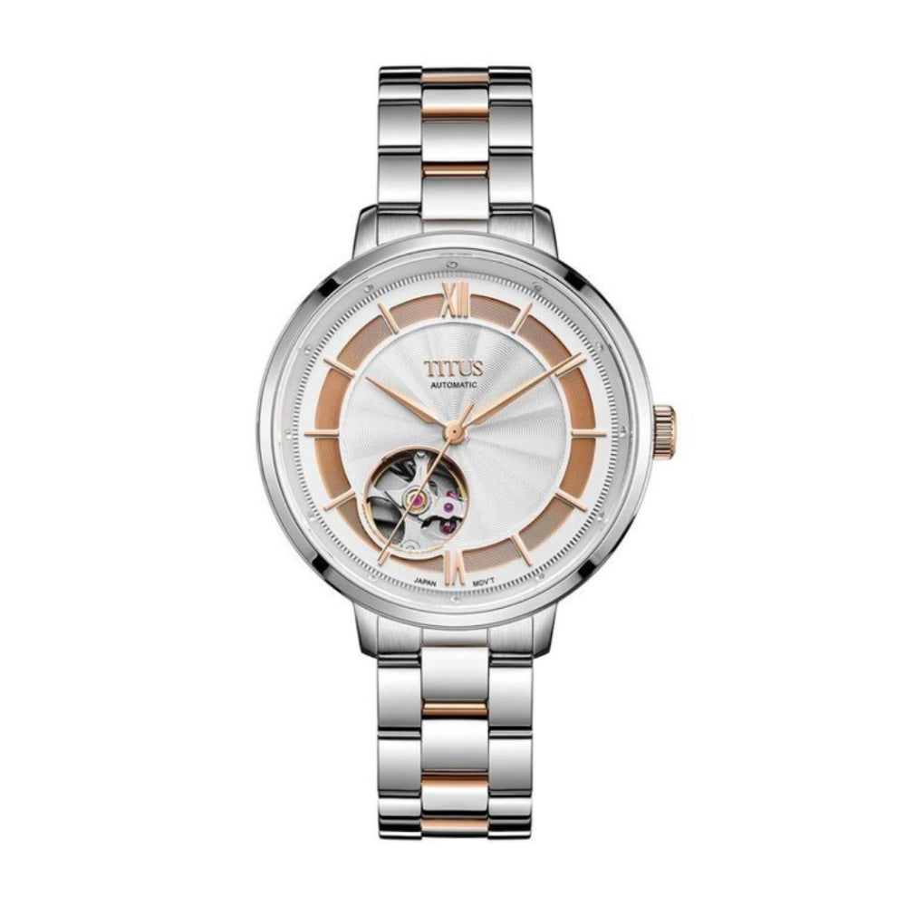 [WOMEN] Solvil et Titus Exquisite 3 Hands Automatic Stainless Steel Watch [W06-03278-002]