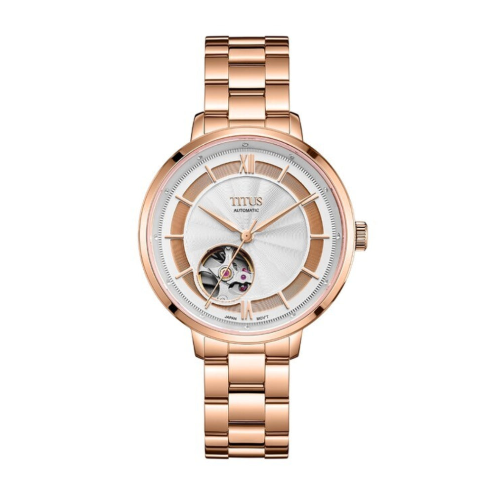 [WOMEN] Solvil et Titus Exquisite 3 Hands Automatic  Stainless Steel Watch [W06-03278-003]