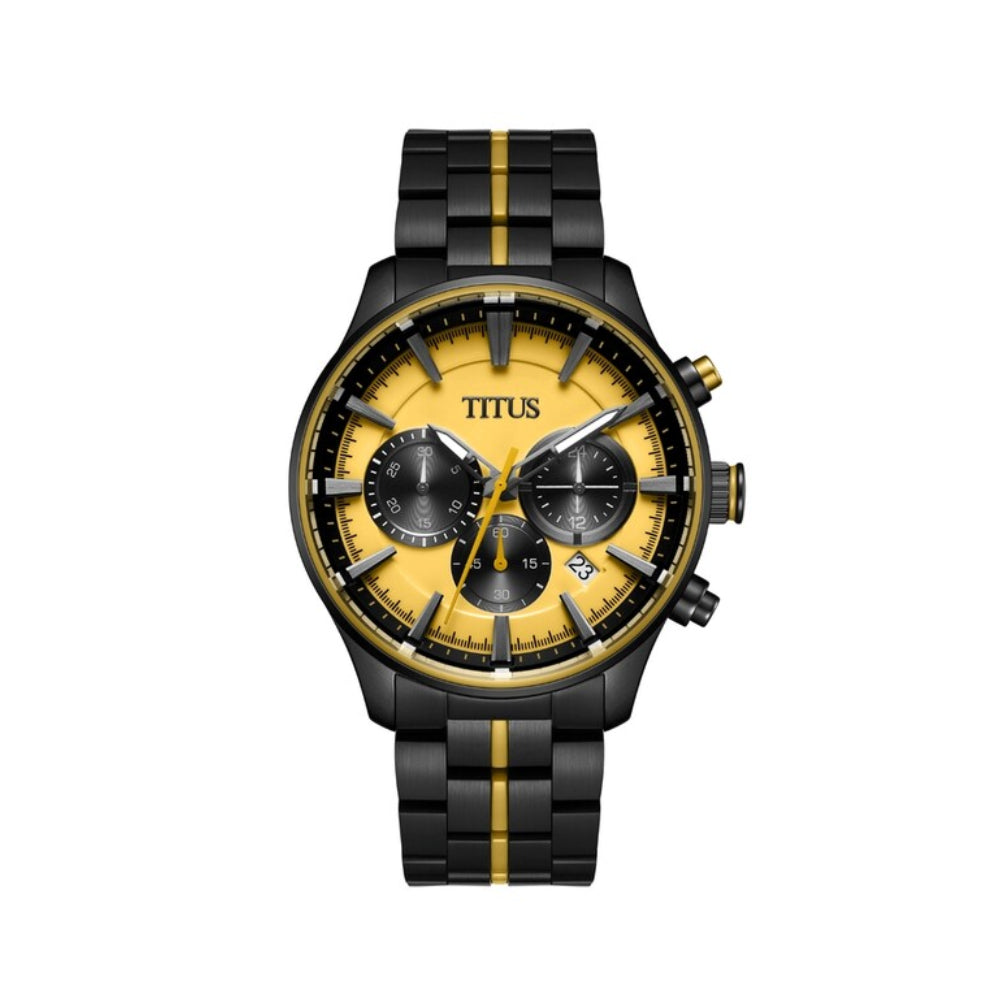 [MEN] Solvil et Titus Saber Chronograph Quartz Stainless Steel Watch [W06-03282-002]