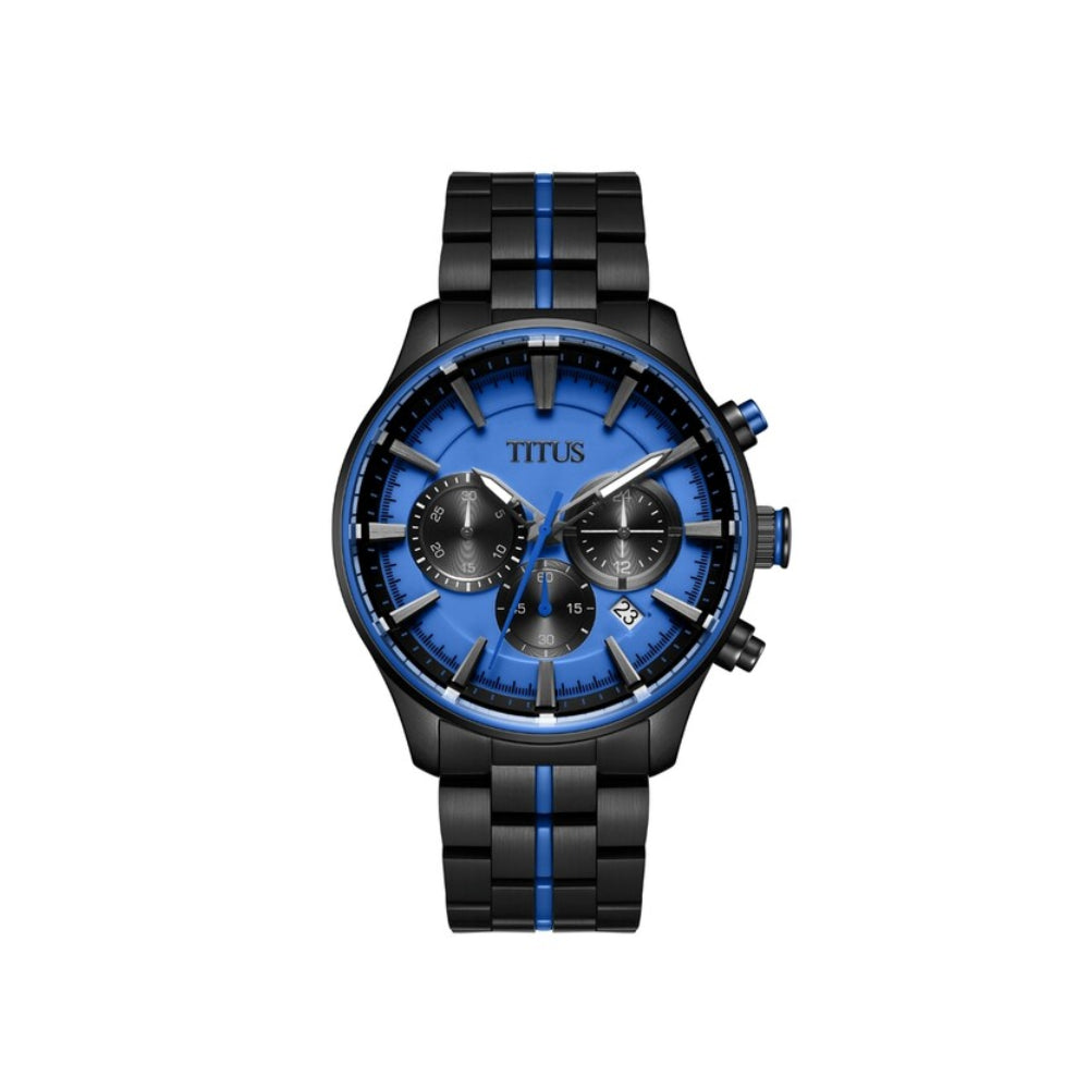 [MEN] Solvil et Titus Saber Chronograph Quartz Stainless Steel Watch [W06-03282-004]