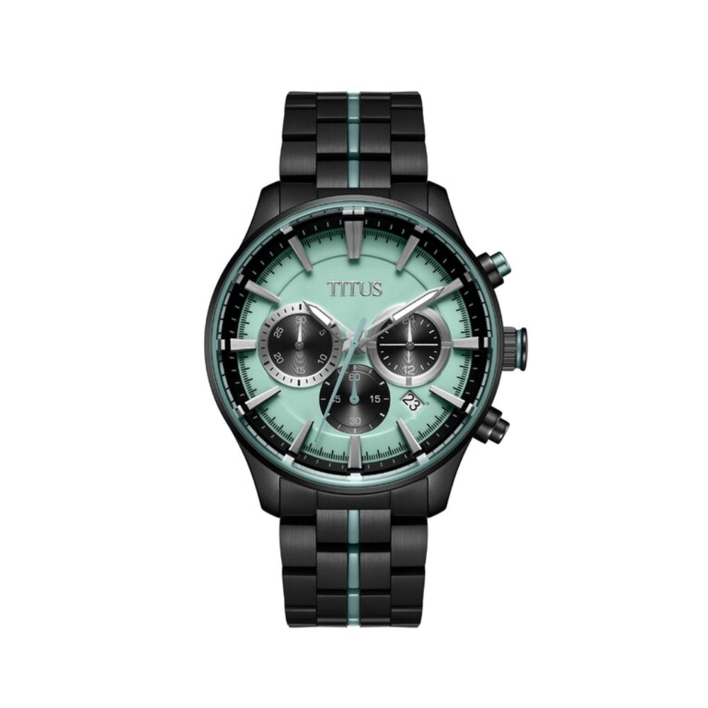 [MEN] Solvil et Titus Saber Chronograph Quartz Stainless Steel Watch [W06-03282-006]