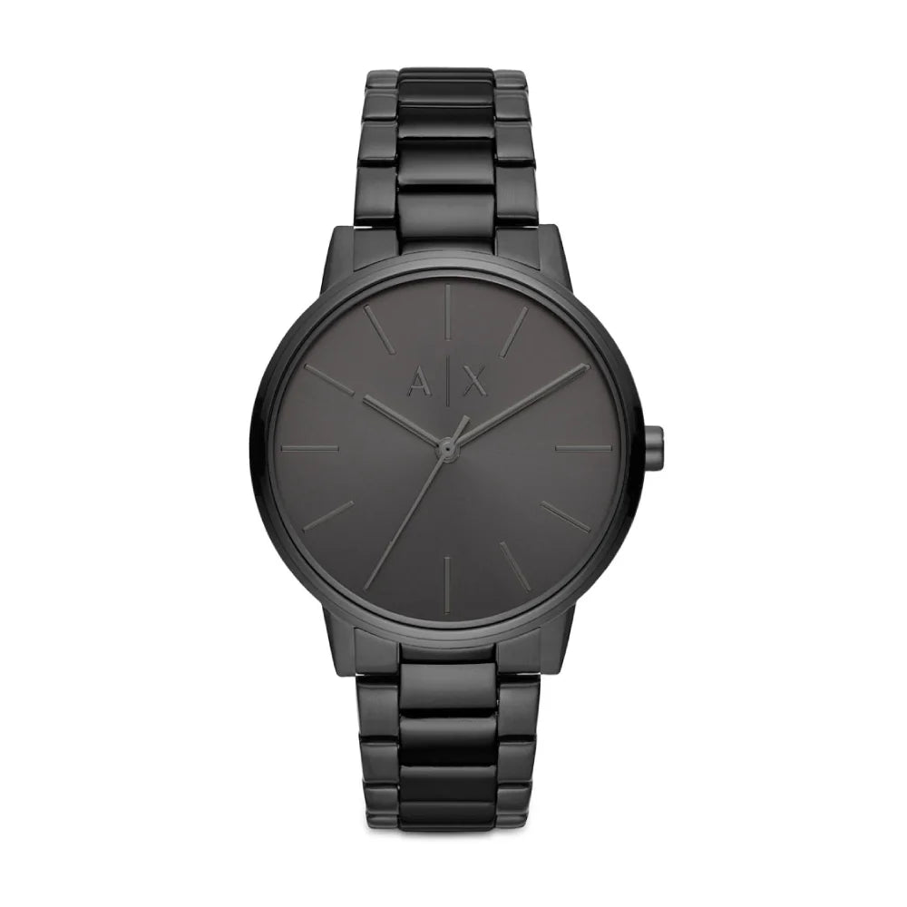 [MEN] Armani Exchange Three-Hand Black Stainless Steel Watch [AX2701]